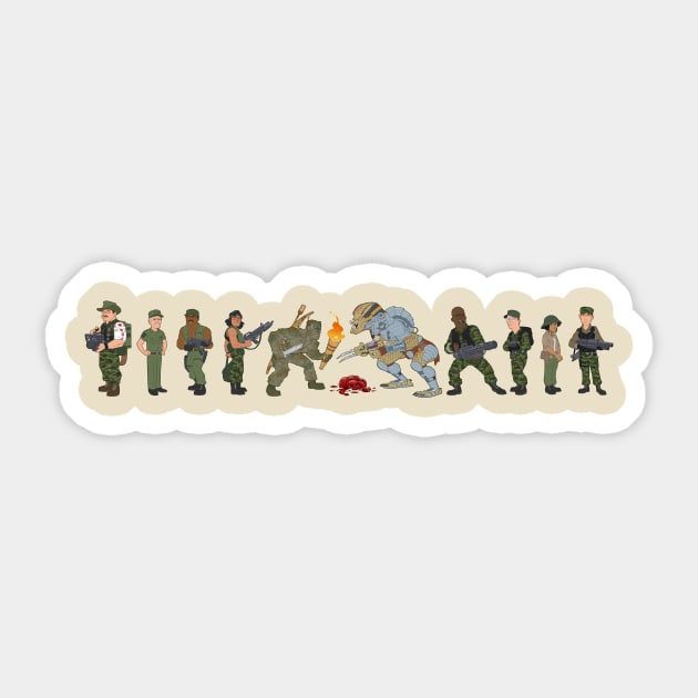 Predator: The Animated Series Sticker by TomMcWeeney